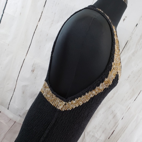 Free People Hold On Knit Tunic Blk Sz M - Picture 4 of 8